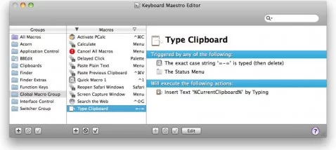 Keyboard Maestro