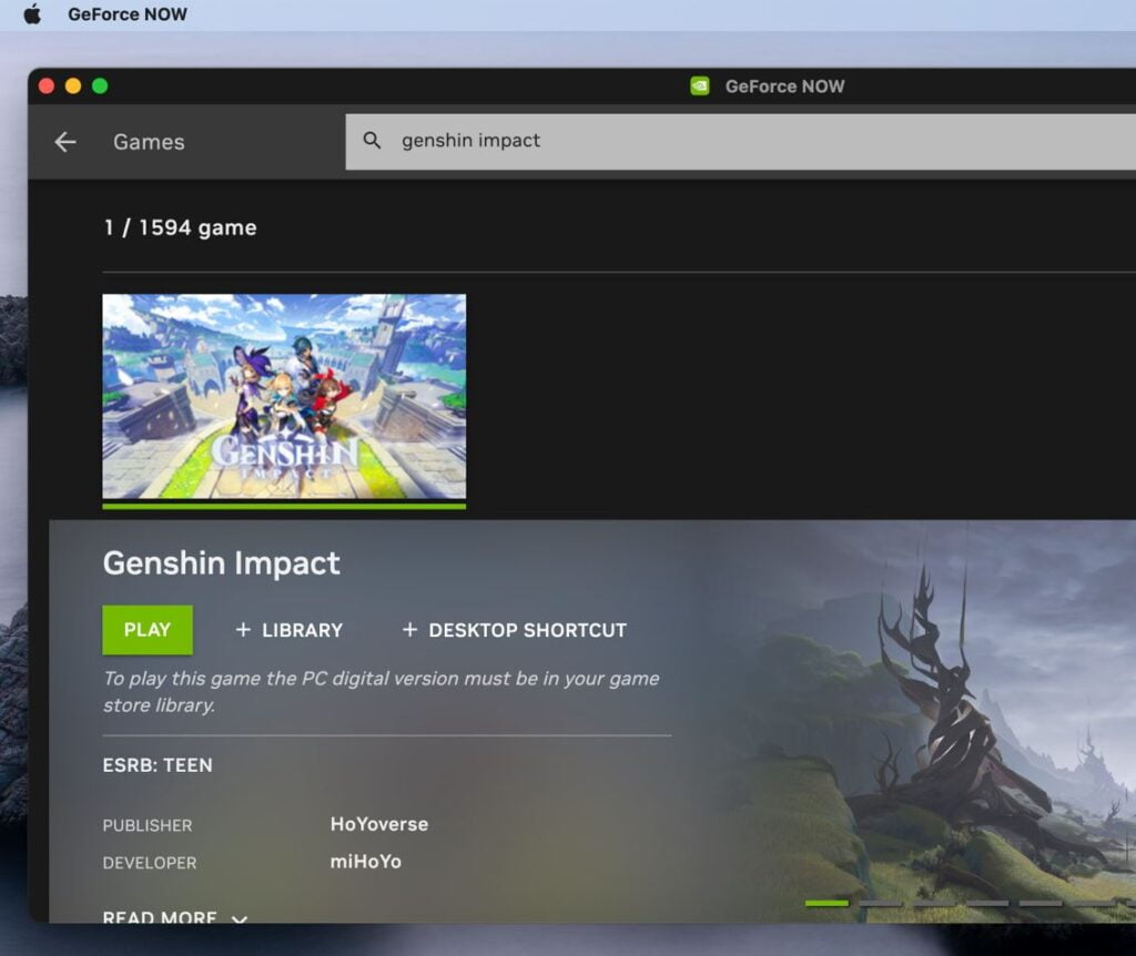 How to play games on your Mac with GeForce Now