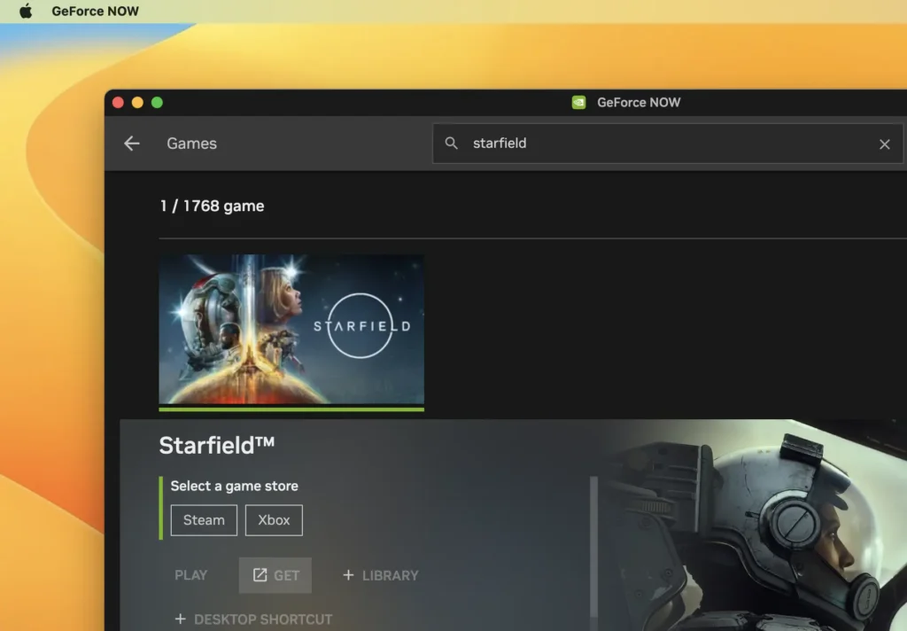 Best Cloud Gaming Services for Playing STARFIELD: GeForce NOW