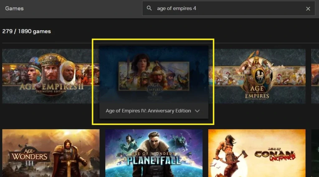 age of empires 4 mac geforce now
